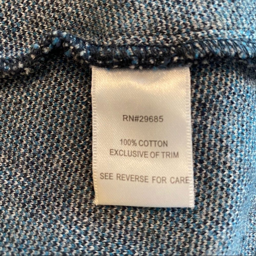 PENDLETON Ikat Blue/Gray Blazer Jacket - Picture 5 of 7